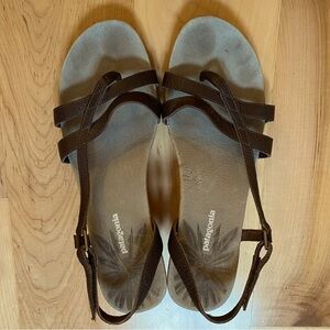 Patagonia Solimar Wedge Sling Sandals in dark brown